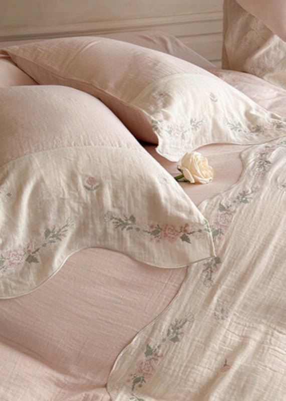 Maeve Floral Double Gauze Bedding Bundle - Ever Lasting