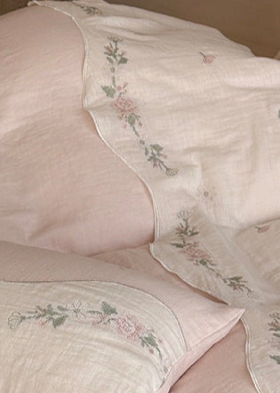 Maeve Floral Double Gauze Bedding Bundle - Ever Lasting