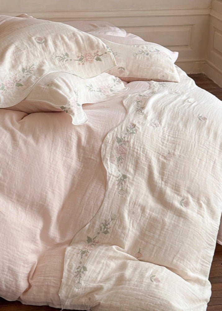 Maeve Floral Double Gauze Bedding Bundle - Ever Lasting
