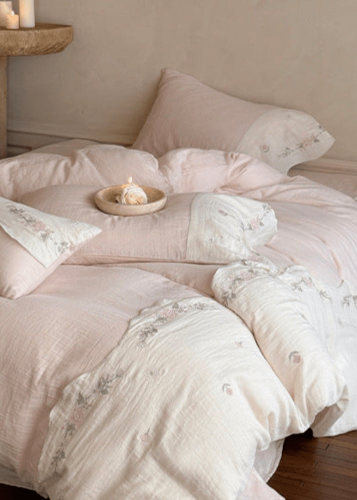 - Ever Lasting - Maeve Floral Double Gauze Bedding Bundle - Bedding Bundle - Ever Lasting