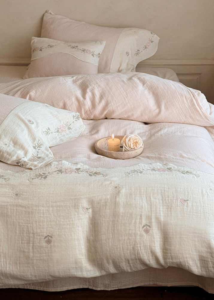 - Ever Lasting - Maeve Floral Double Gauze Bedding Bundle - Bedding Bundle - Ever Lasting