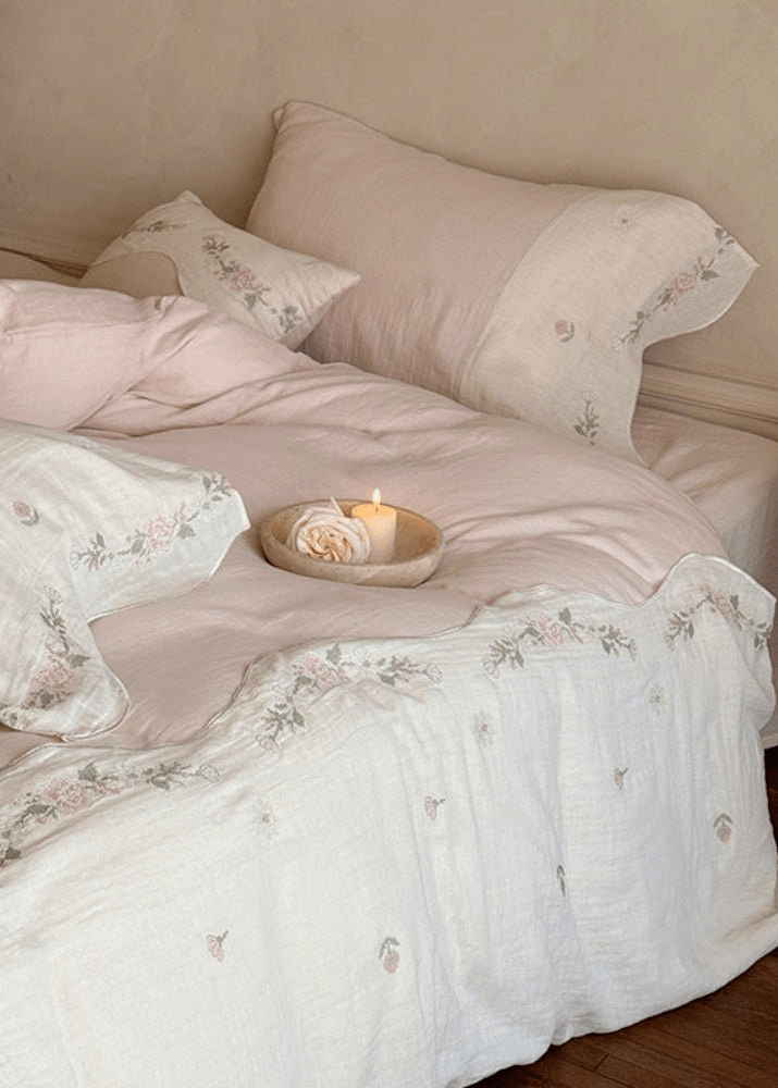 - Ever Lasting - Maeve Floral Double Gauze Bedding Bundle - Bedding Bundle - Ever Lasting