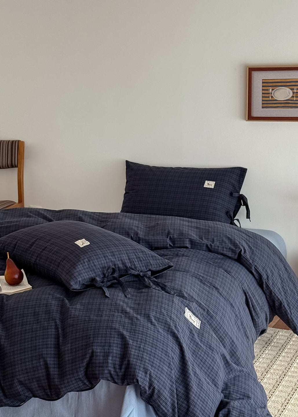- Ever Lasting - Matilda Gingham Washed Cotton Bedding Bundle - Bedding Bundle - Ever Lasting