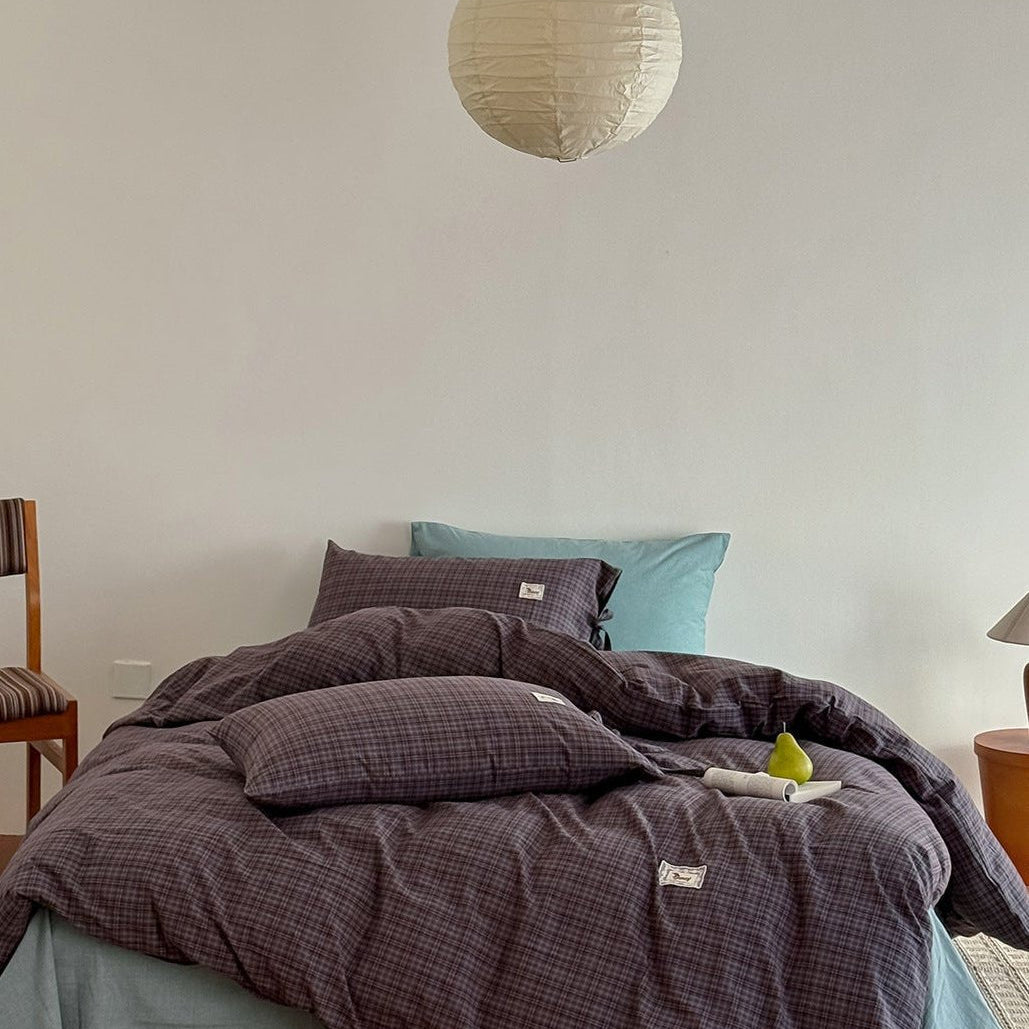 - Ever Lasting - Matilda Gingham Washed Cotton Bedding Bundle - Bedding Bundle - Ever Lasting