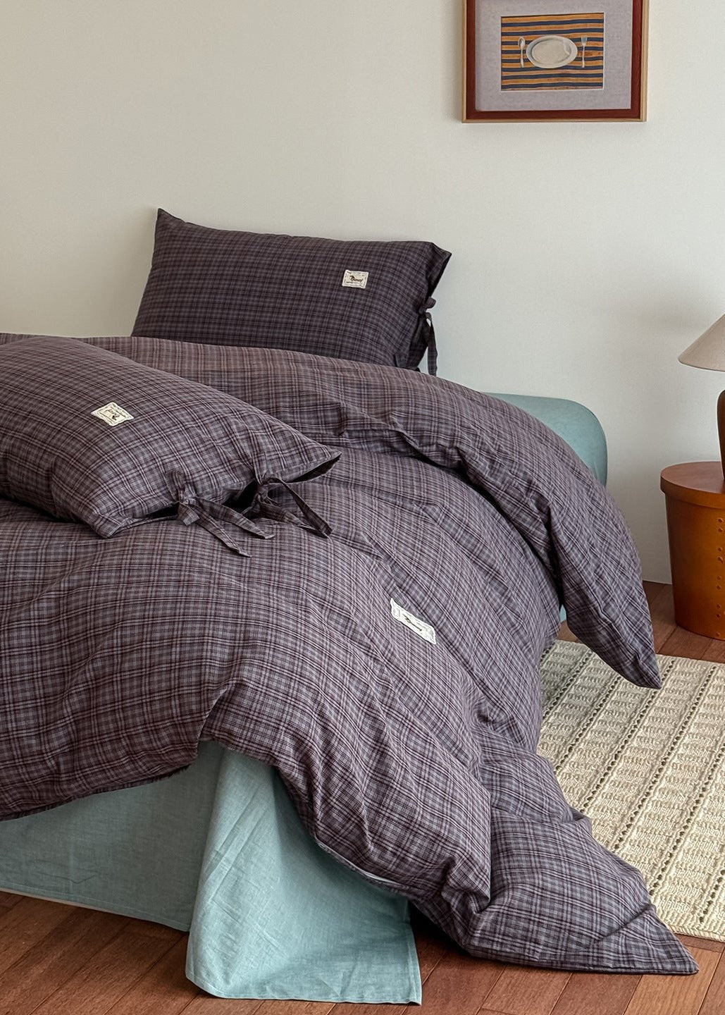 - Ever Lasting - Matilda Gingham Washed Cotton Bedding Bundle - Bedding Bundle - Ever Lasting