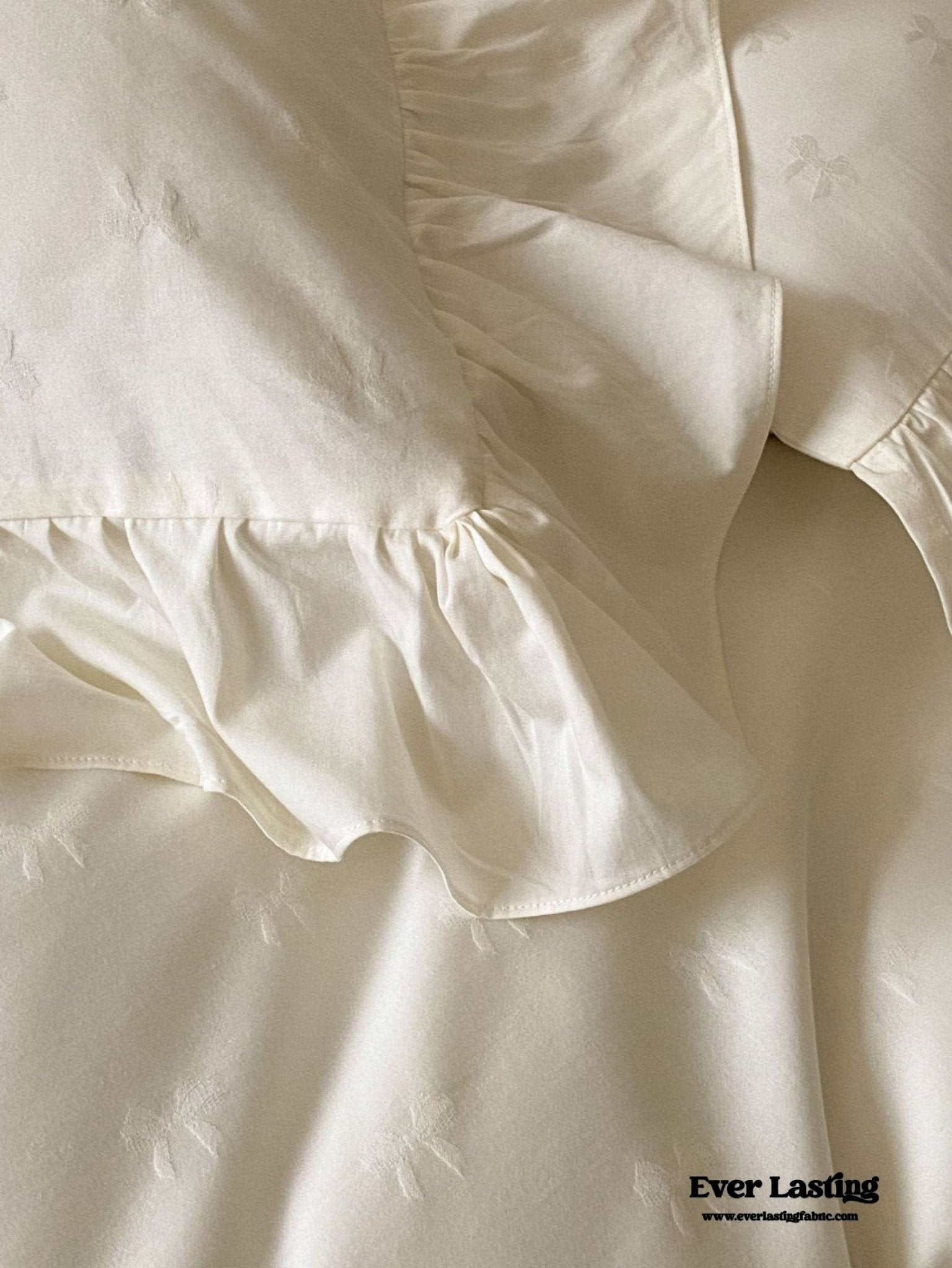 Milena Ribbon Bow Ruffle Bedding Set - Ever Lasting