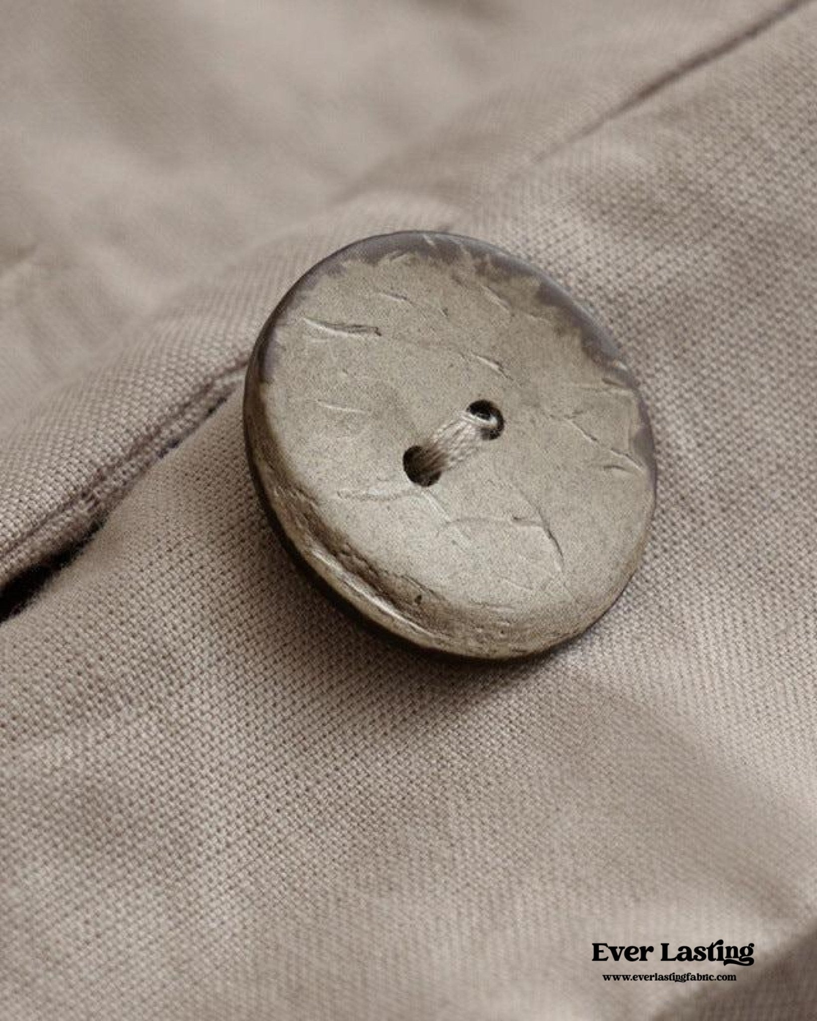 Milo Minimalist Solid Button Bedding Set / Brown - Ever Lasting