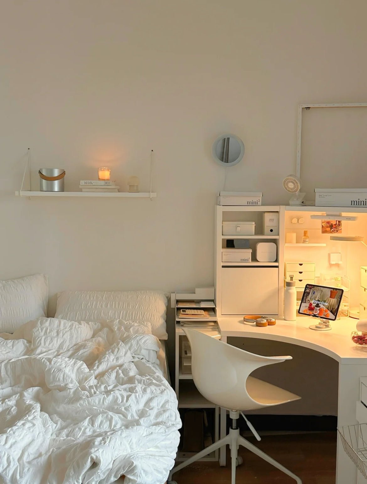 - Ever Lasting - Minimal Bubble Textured Bedding Set / White - Bedding Set - Ever Lasting