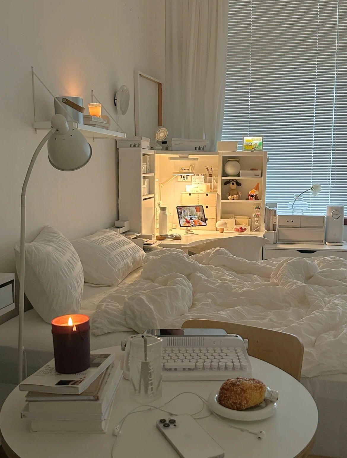 - Ever Lasting - Minimal Bubble Textured Bedding Set / White - Bedding Set - Ever Lasting