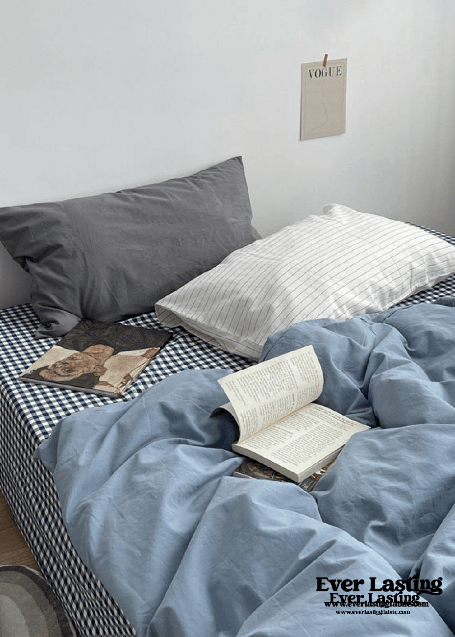 Minimal Mixed Gingham Bedding Bundle - Ever Lasting