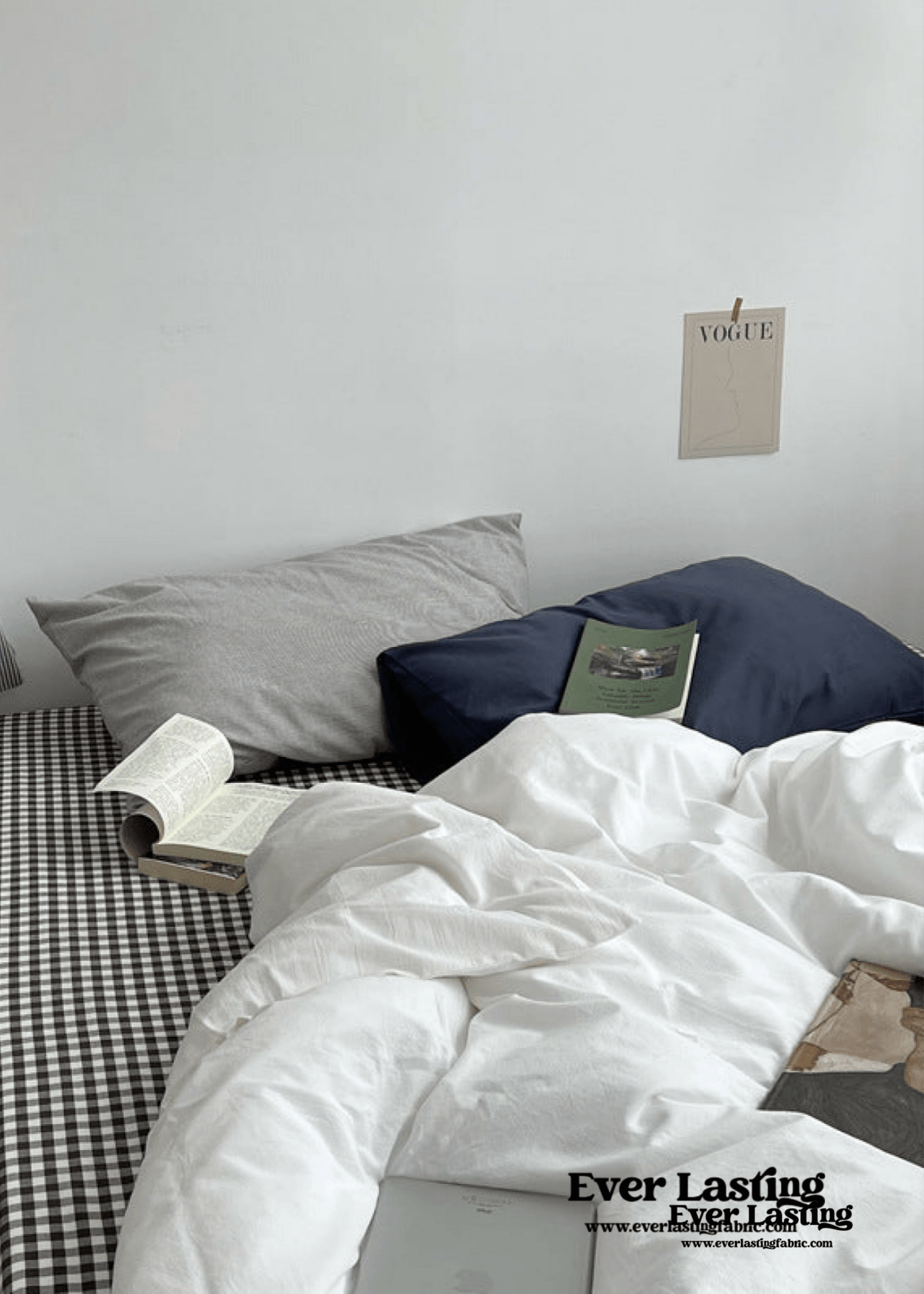 Minimal Mixed Gingham Bedding Bundle - Ever Lasting