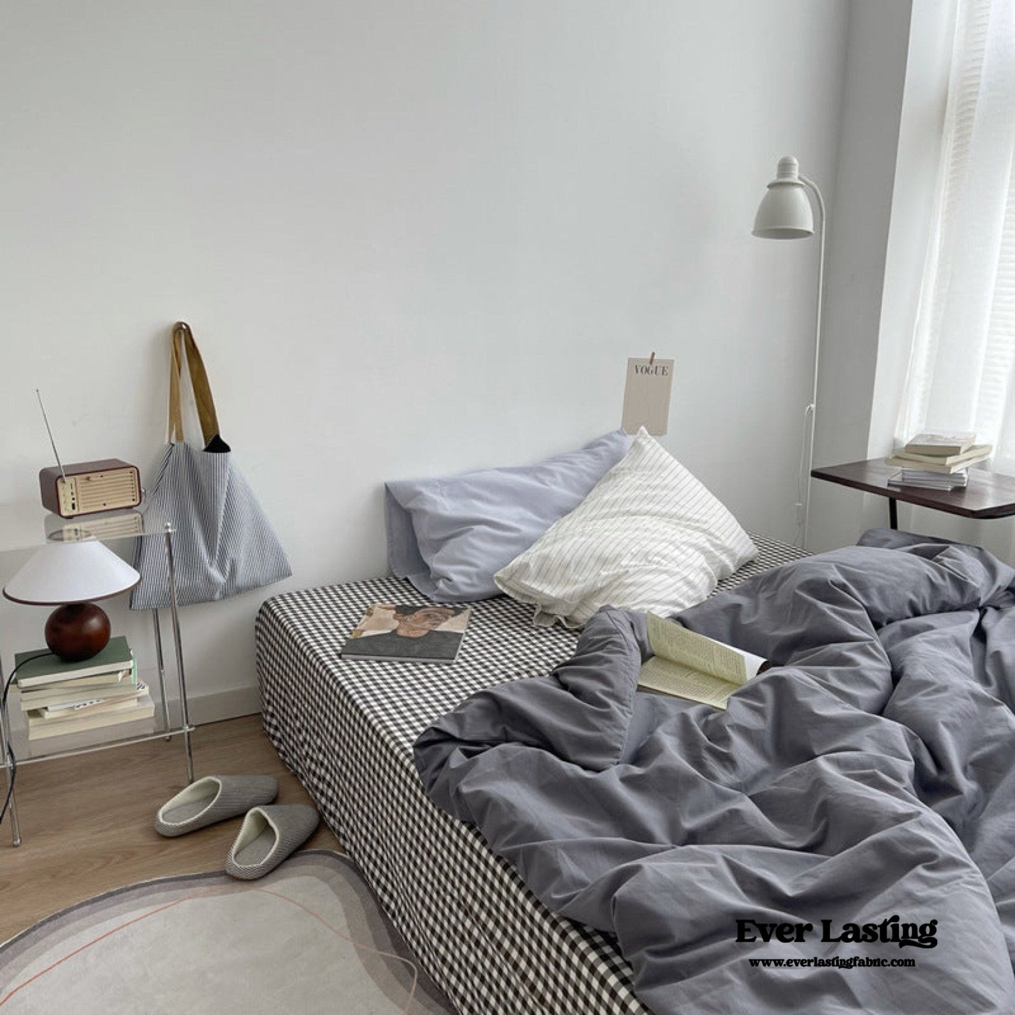 Minimal Mixed Gingham Bedding Bundle - Ever Lasting