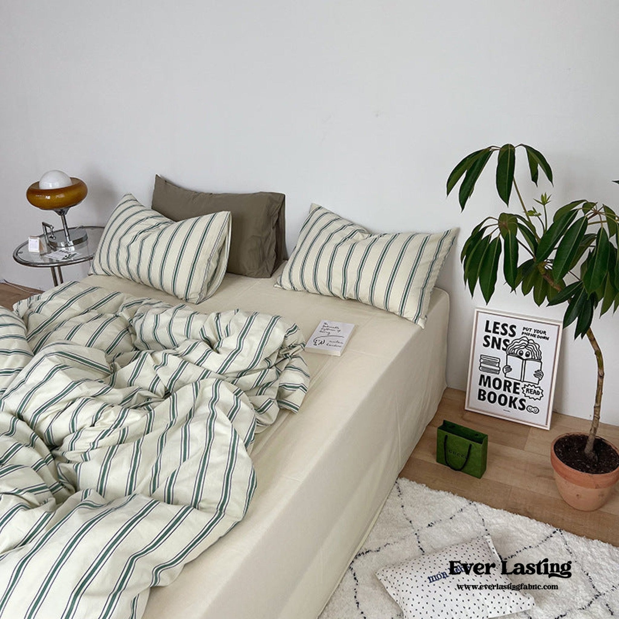 Minimal Stripe Bedding Bundle - Ever Lasting