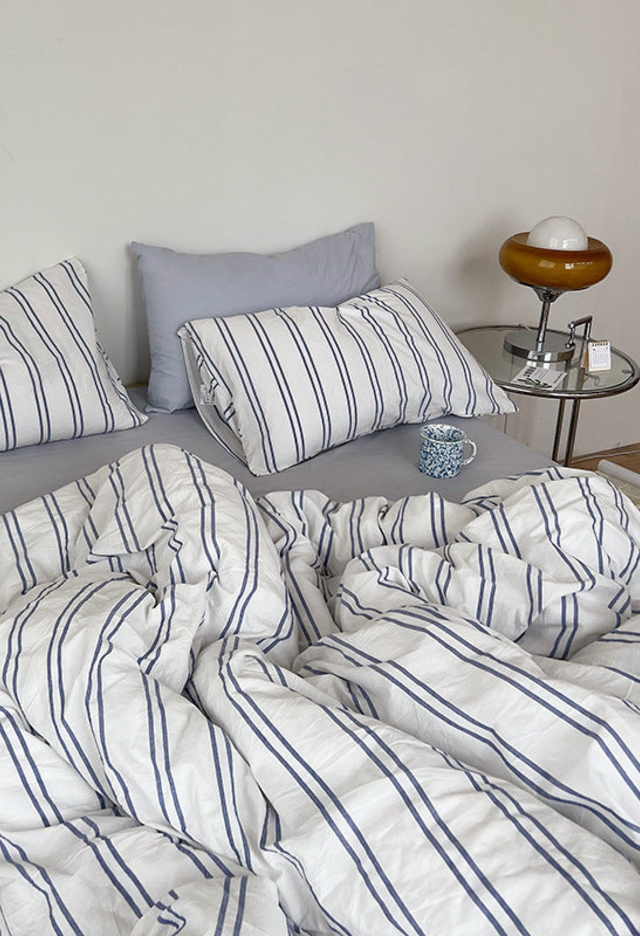 - Ever Lasting - Minimal Stripe Bedding Set / Pink - Bedding Set - Ever Lasting