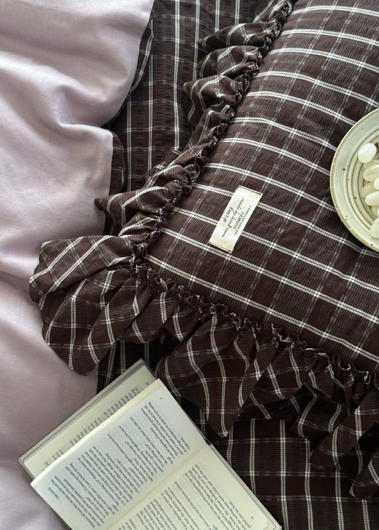 - Ever Lasting - Mirabelle Jacquard Gingham Bedding Bundle - Bedding Bundle - Ever Lasting