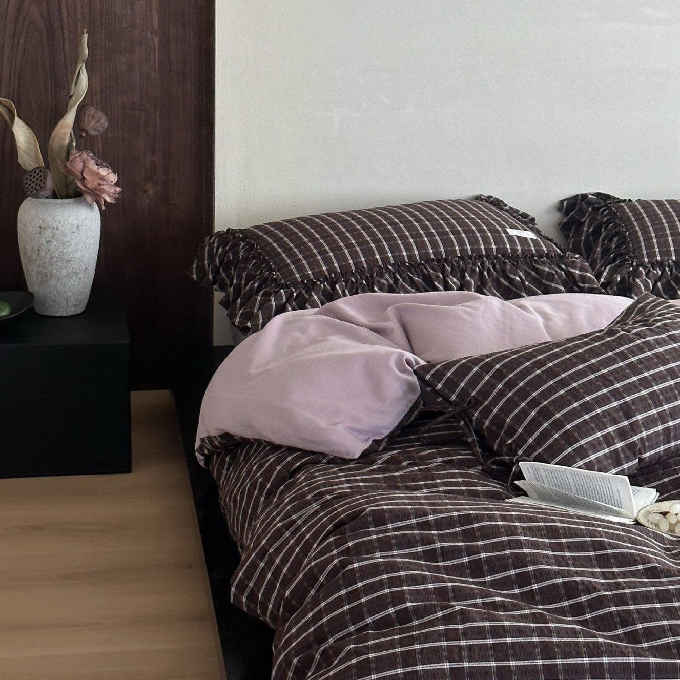 - Ever Lasting - Mirabelle Jacquard Gingham Bedding Bundle - Bedding Bundle - Ever Lasting