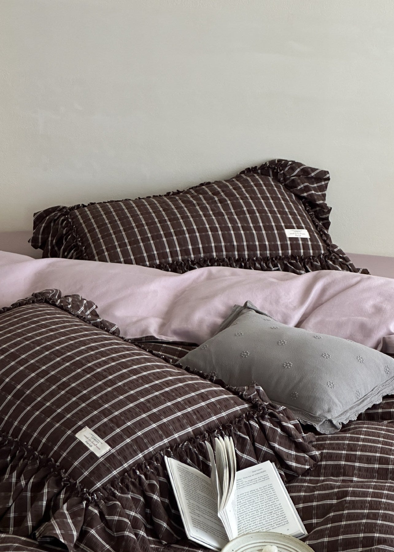 - Ever Lasting - Mirabelle Jacquard Gingham Bedding Bundle - Bedding Bundle - Ever Lasting