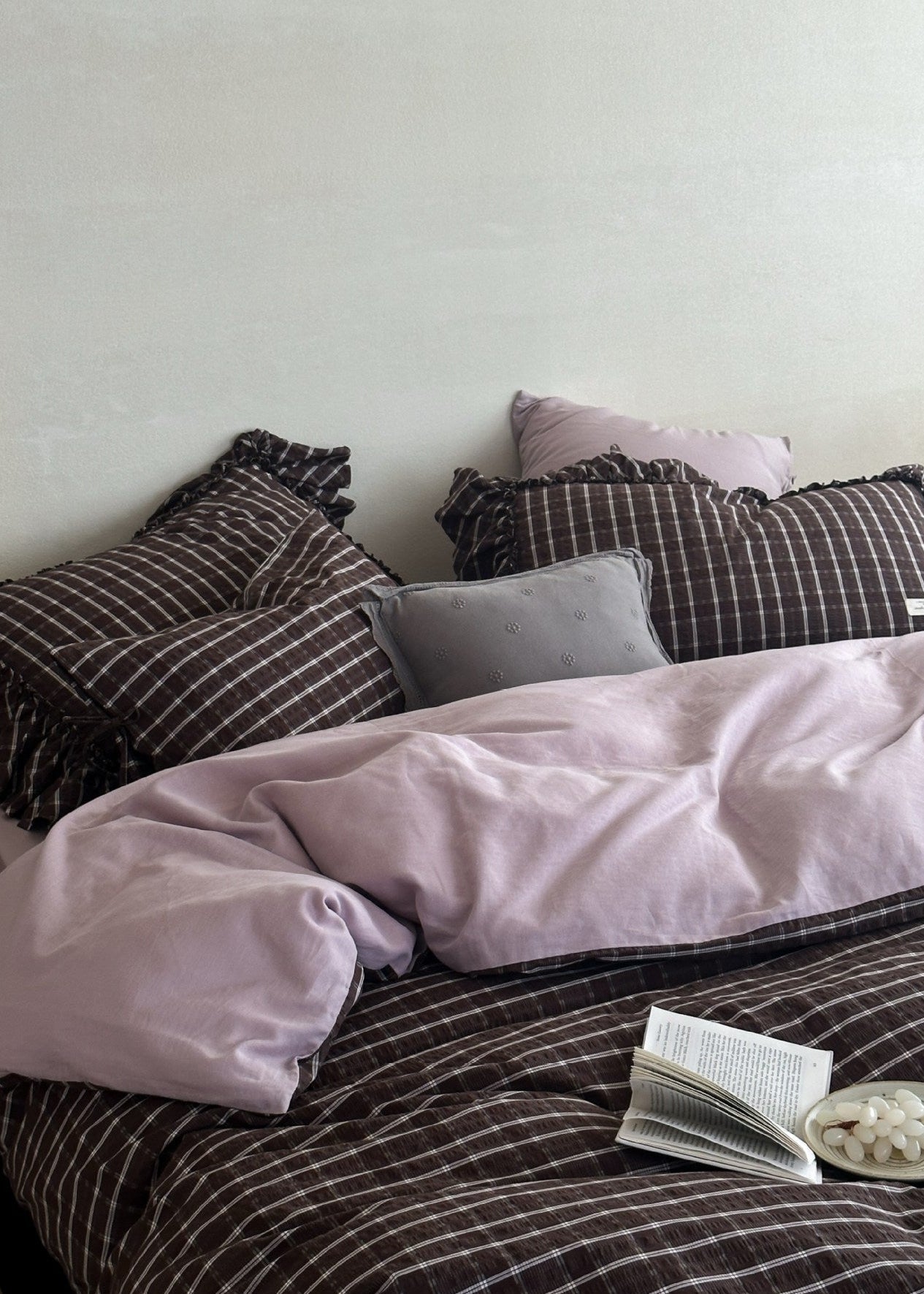 - Ever Lasting - Mirabelle Jacquard Gingham Bedding Bundle - Bedding Bundle - Ever Lasting