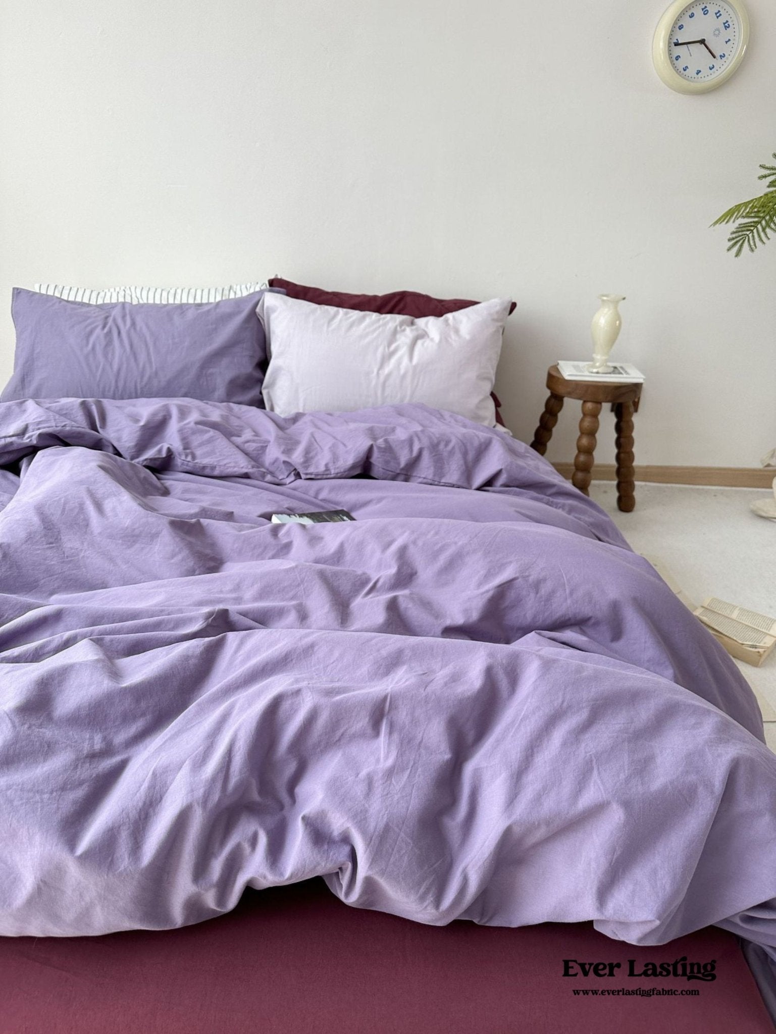 Mixed Color Berry Crush Washed Cotton Bedding Bundle - Ever Lasting