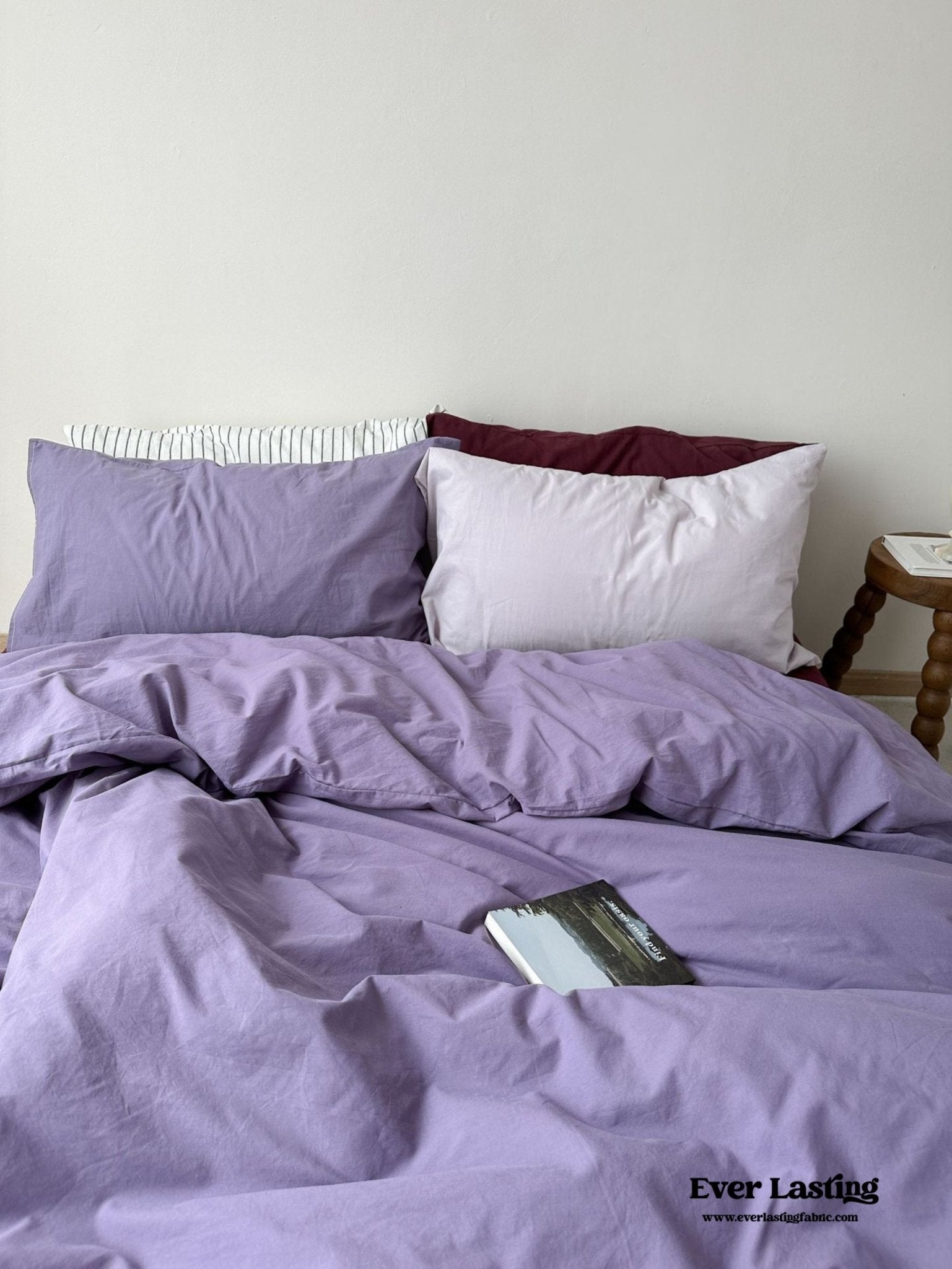 Mixed Color Berry Crush Washed Cotton Bedding Bundle - Ever Lasting