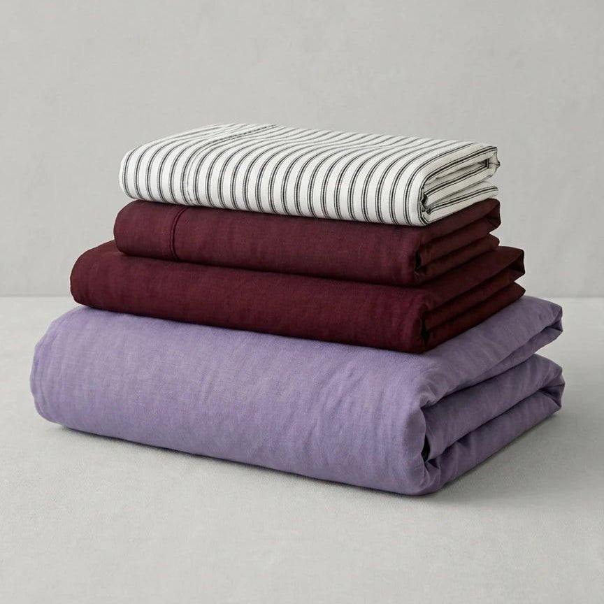 - Ever Lasting - Mixed Color Berry Crush Washed Cotton Bedding Bundle - Bedding Bundle - Ever Lasting