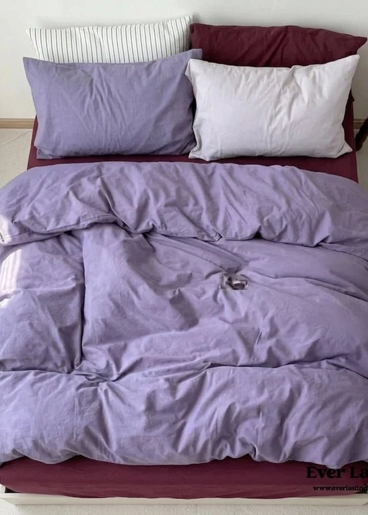 - Ever Lasting - Mixed Color Berry Crush Washed Cotton Bedding Bundle - Bedding Bundle - Ever Lasting