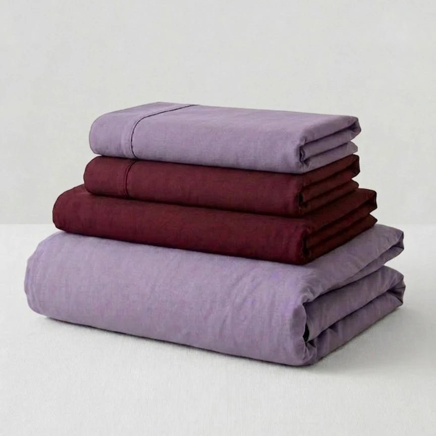 - Ever Lasting - Mixed Color Berry Crush Washed Cotton Bedding Bundle - Bedding Bundle - Ever Lasting