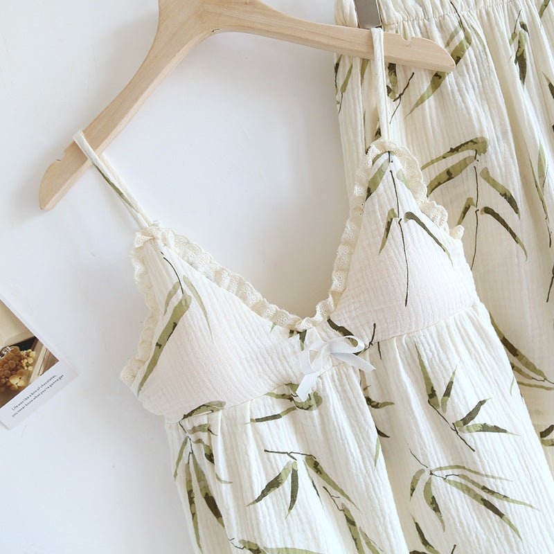 -Ever Lasting - Moonbeam Sleeveless & Short Pant Pajama Set / White -Pajamas -Ever Lasting