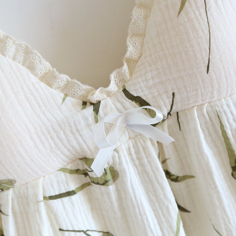 -Ever Lasting - Moonbeam Sleeveless & Short Pant Pajama Set / White -Pajamas -Ever Lasting