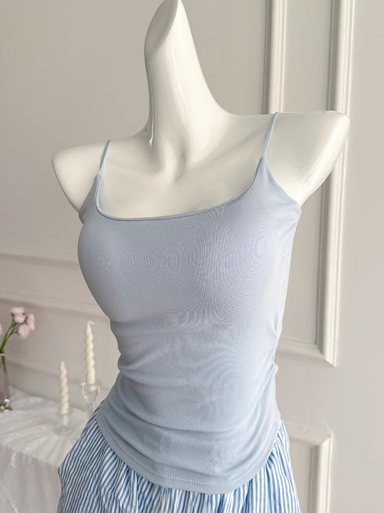 -Ever Lasting - Nerelle Sleeveless & Shorts Pajama Set / Green -Pajamas -Ever Lasting