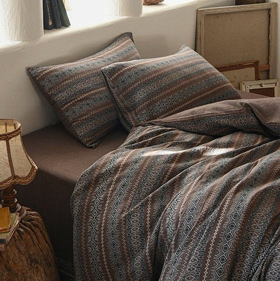 -Ever Lasting - Oliver Striped Cotton Bedding Bundle -Bedding Bundle -Ever Lasting