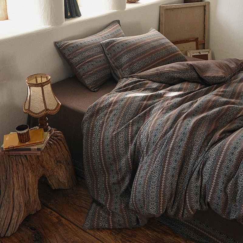 -Ever Lasting - Oliver Striped Cotton Bedding Bundle -Bedding Bundle -Ever Lasting