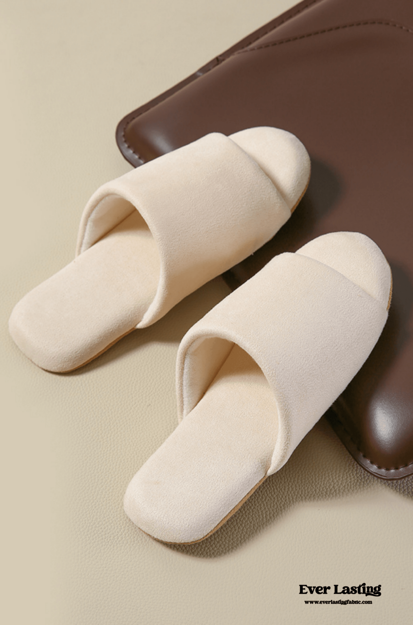 Open Toe Cotton House Slipper / Dark Gray - Ever Lasting