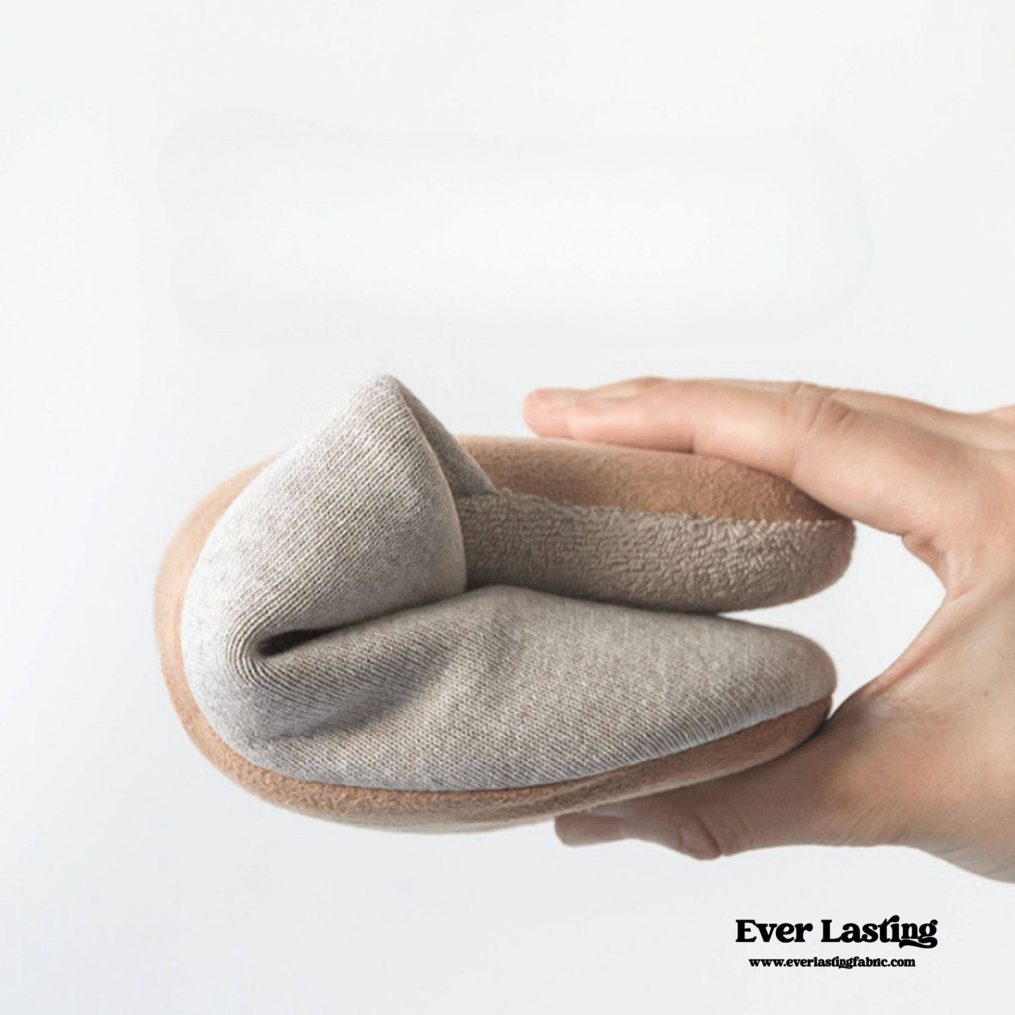 Open Toe Cotton House Slipper / Dark Gray - Ever Lasting