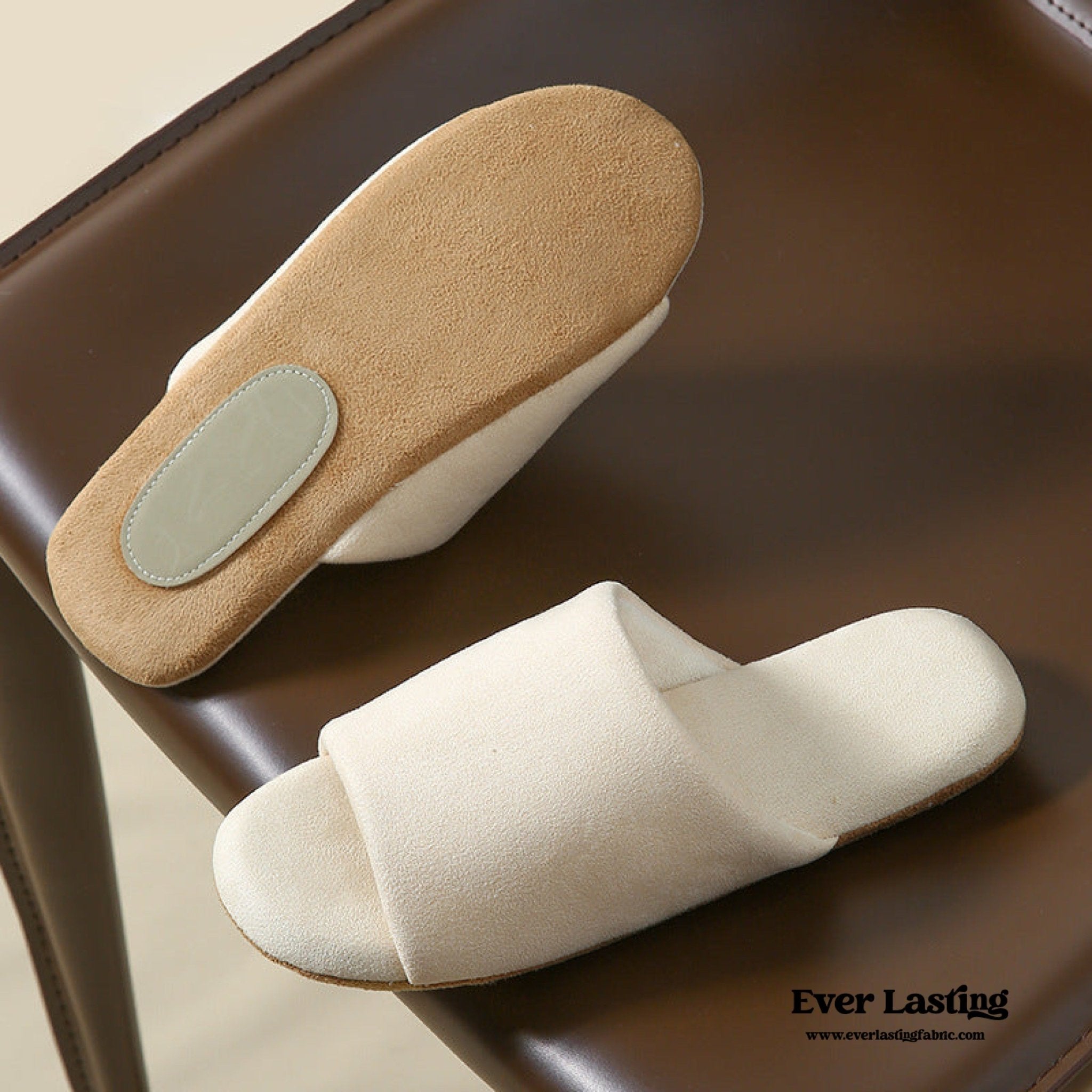 Open Toe Cotton House Slipper / Pink - Ever Lasting