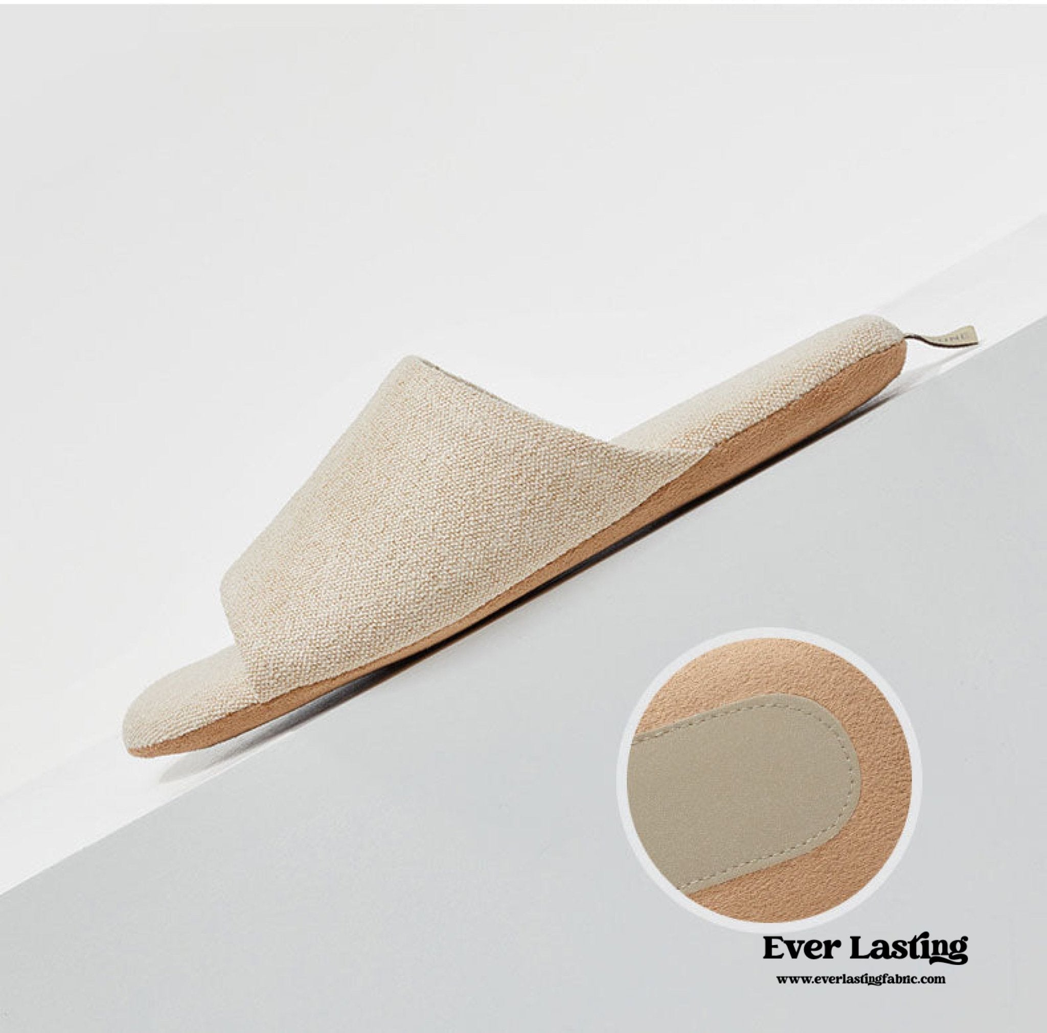 Open Toe Cotton House Slipper / Pink - Ever Lasting