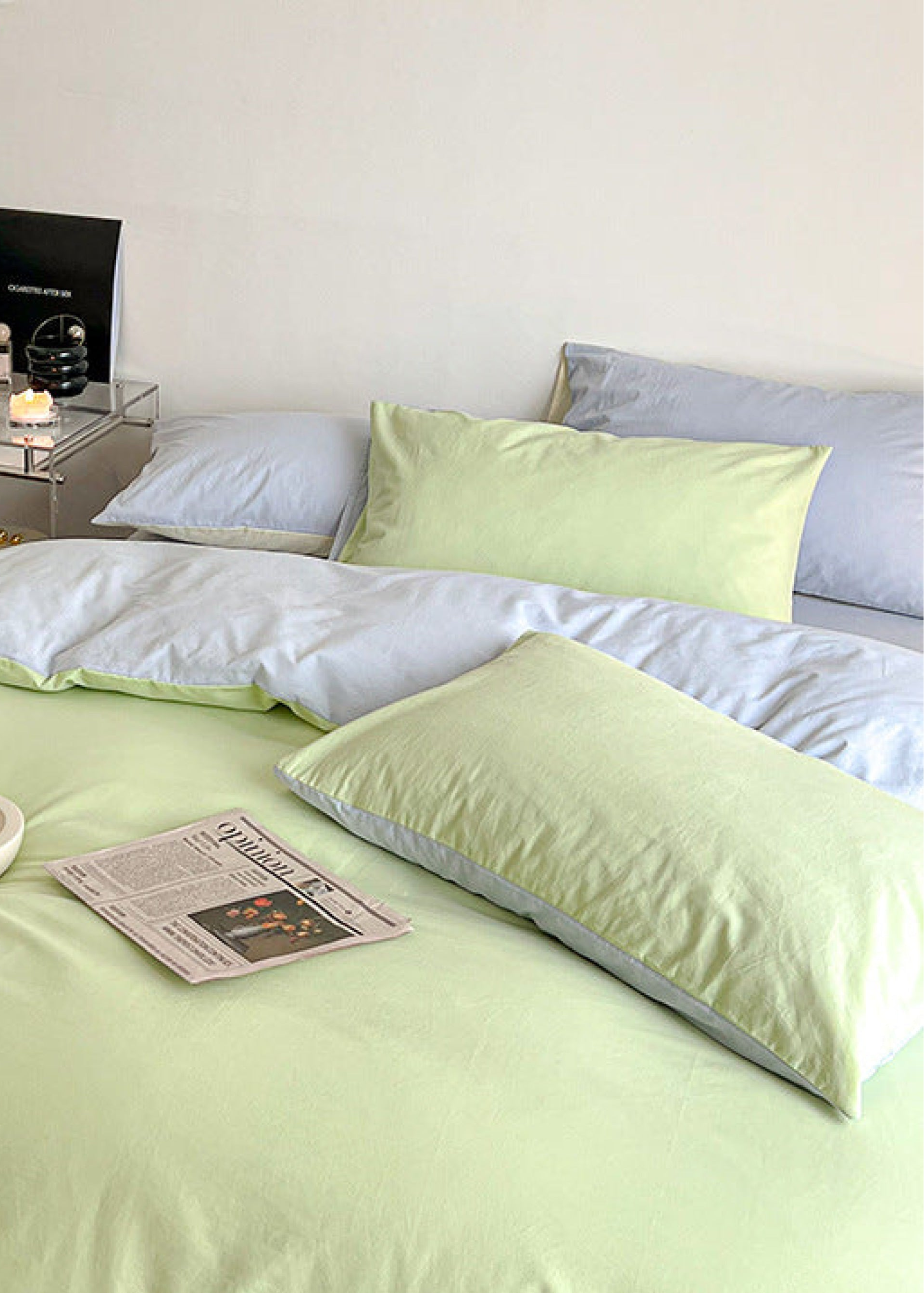 Pastel Duo Bedding Set / Yellow + Pink