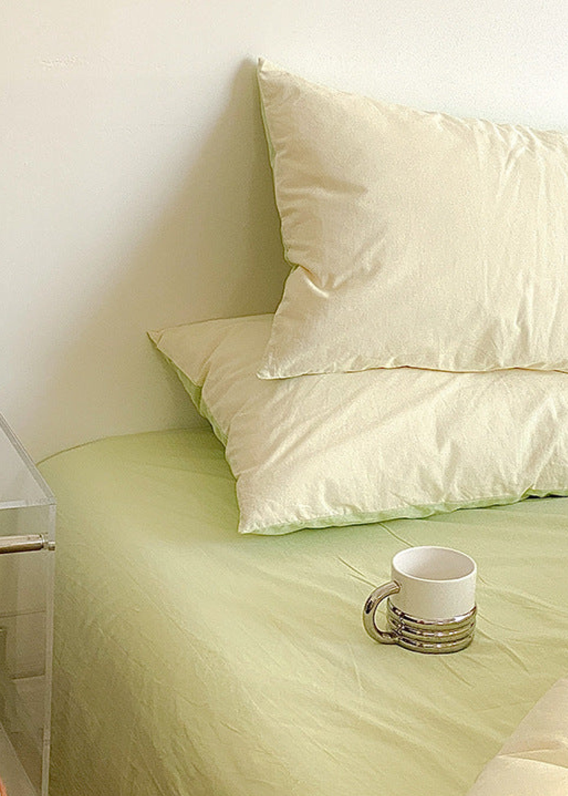 Pastel Duo Bedding Set / Yellow + Pink