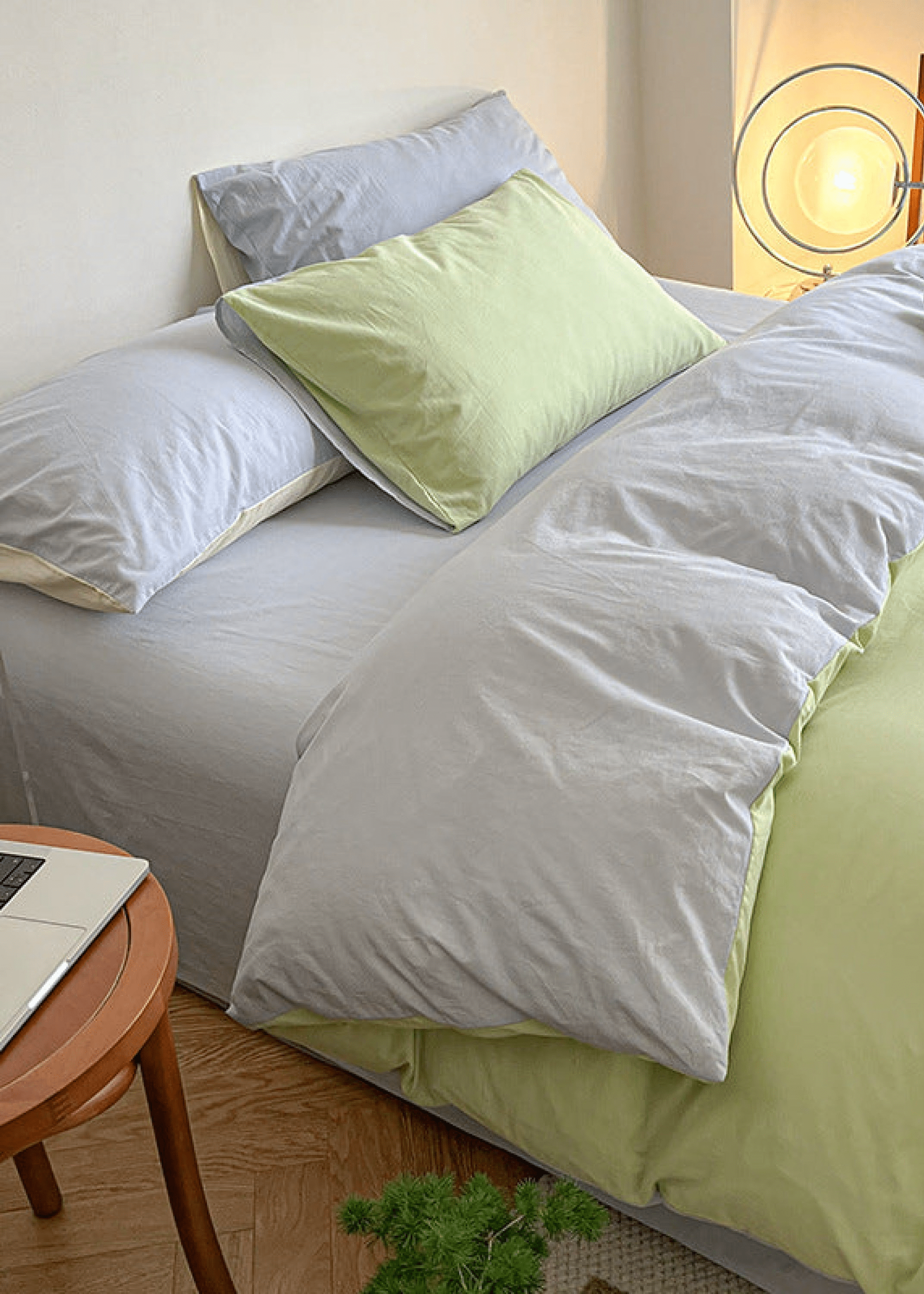 - Ever Lasting - Pastel Duo Bedding Set / Yellow + Pink - Bedding Set - Ever Lasting