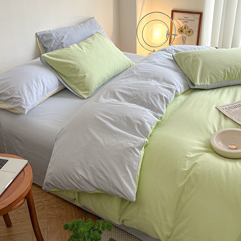 - Ever Lasting - Pastel Duo Bedding Set / Yellow + Pink - Bedding Set - Ever Lasting