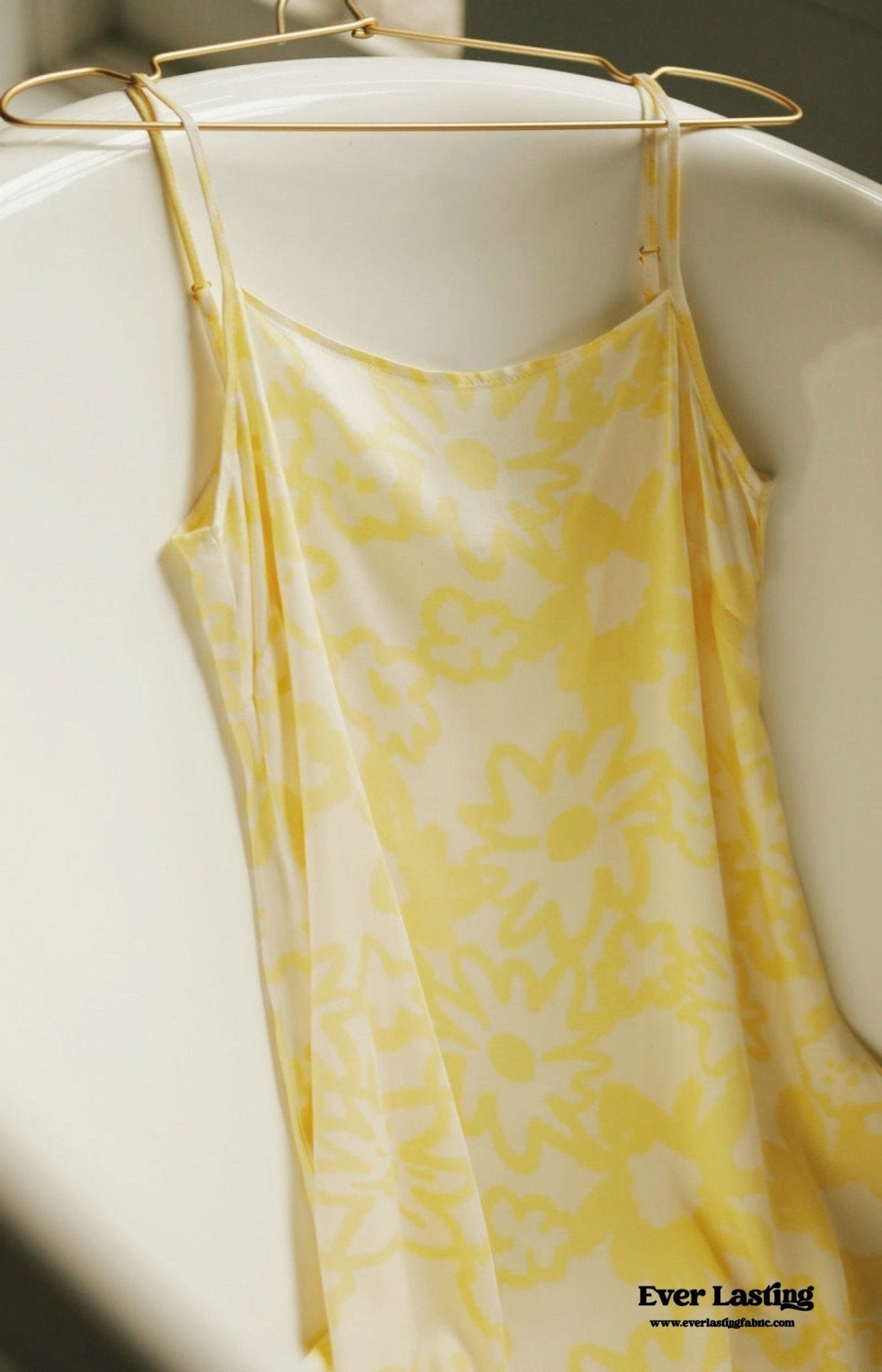 Pastel Yellow Floral Summer Slip - Ever Lasting
