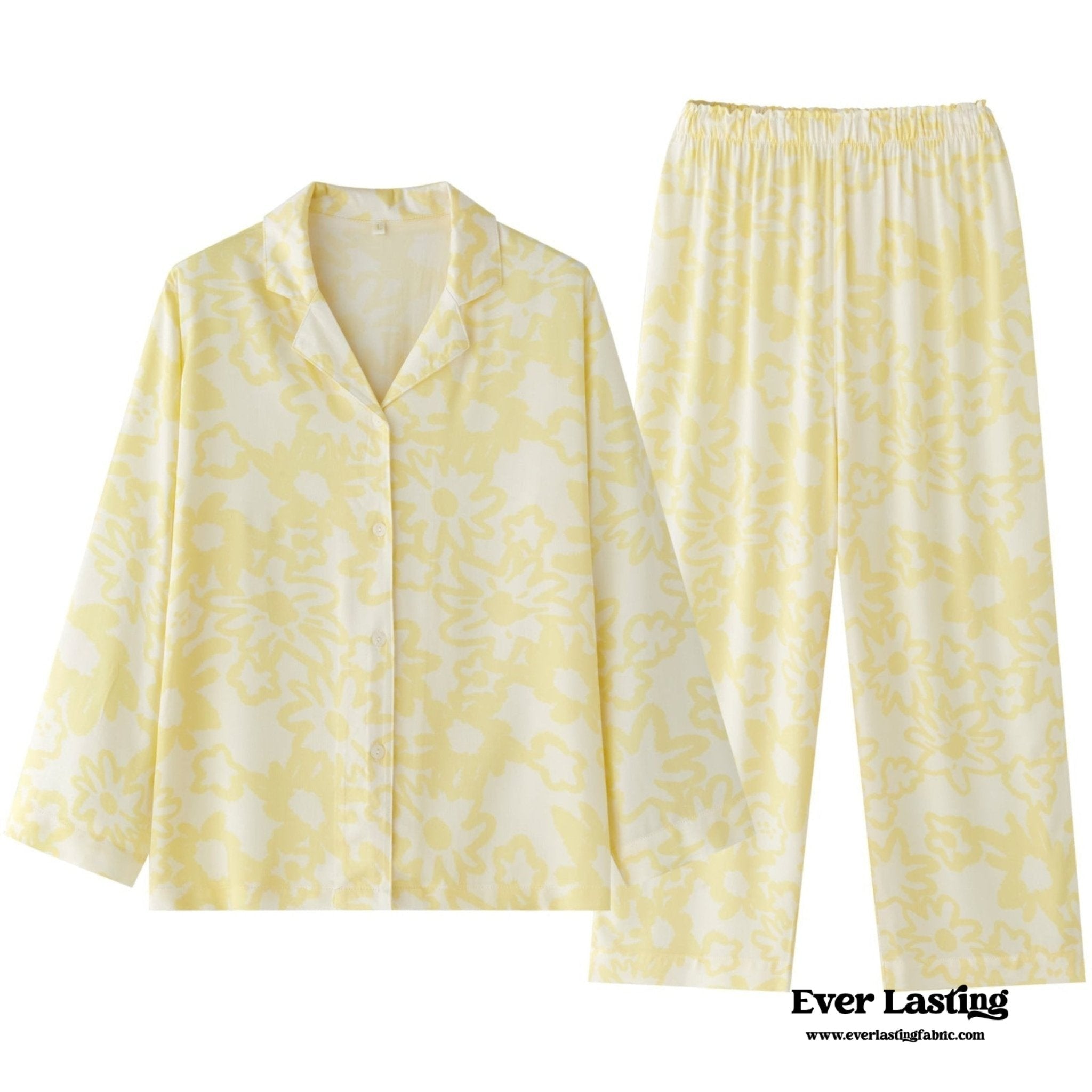 Pastel Yellow Floral Summer Slip - Ever Lasting