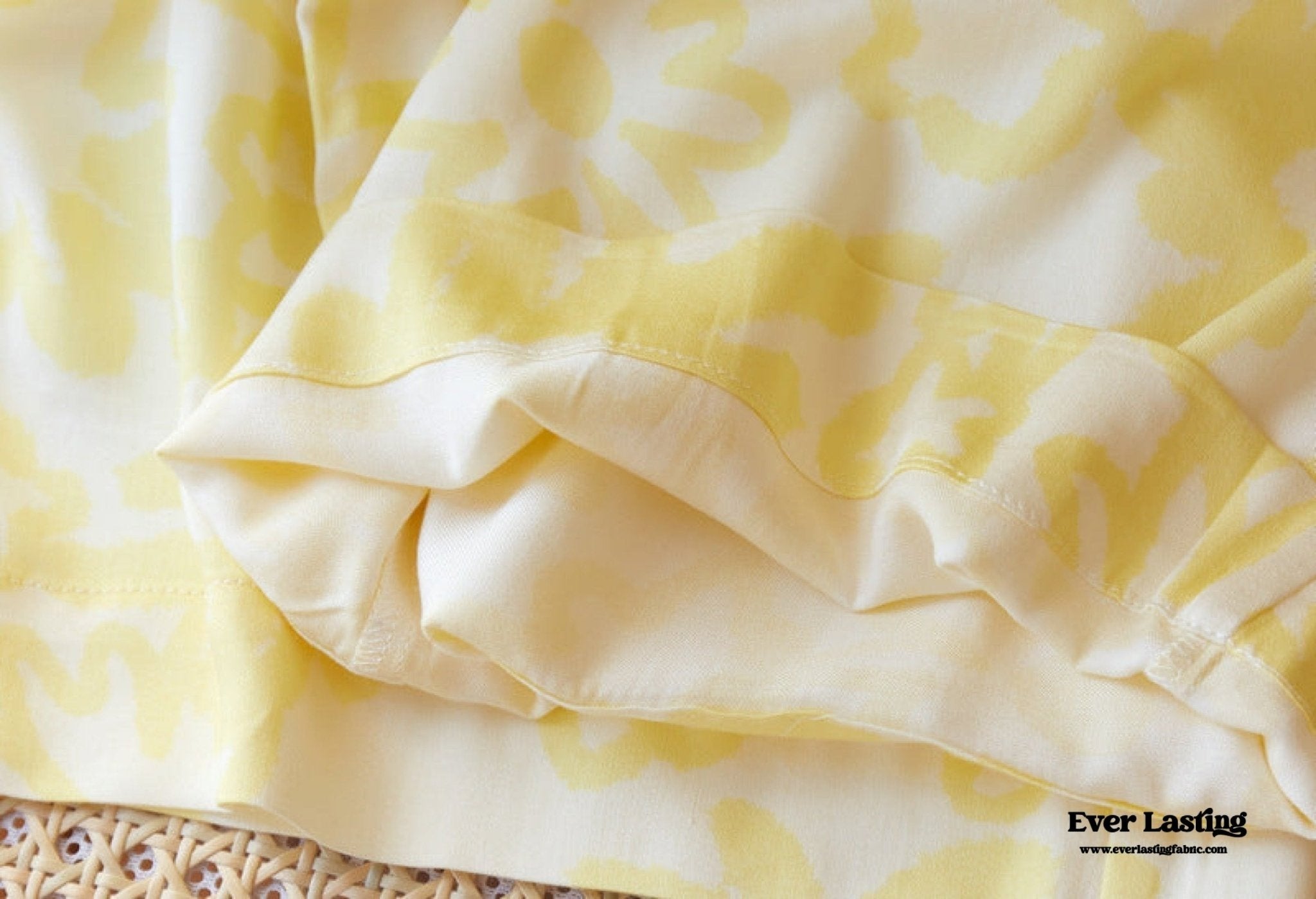 Pastel Yellow Floral Summer Slip - Ever Lasting