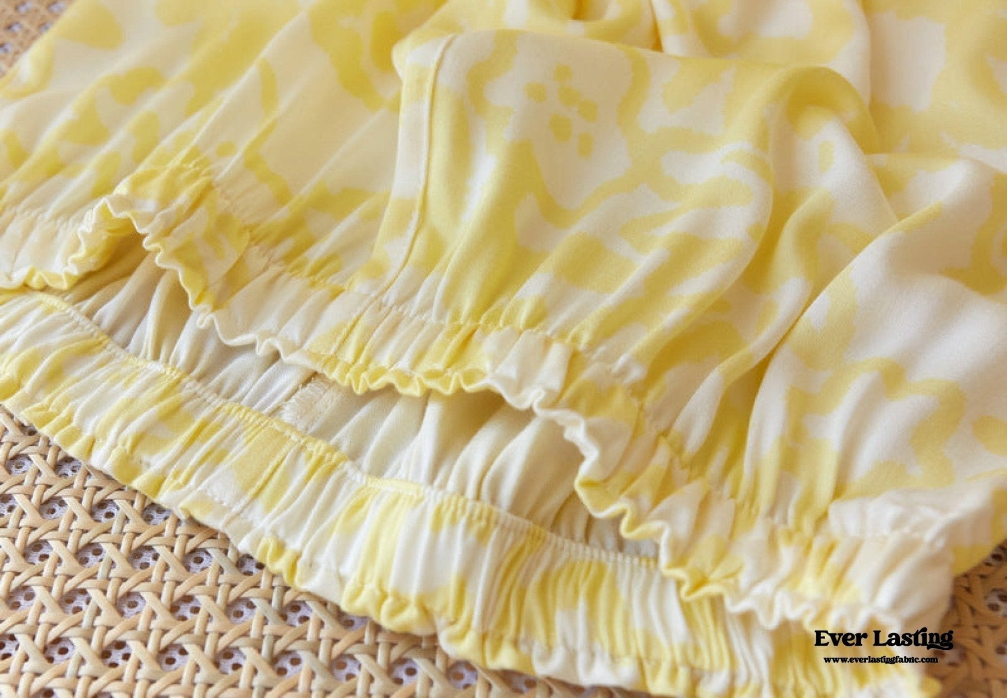 Pastel Yellow Floral Summer Slip - Ever Lasting