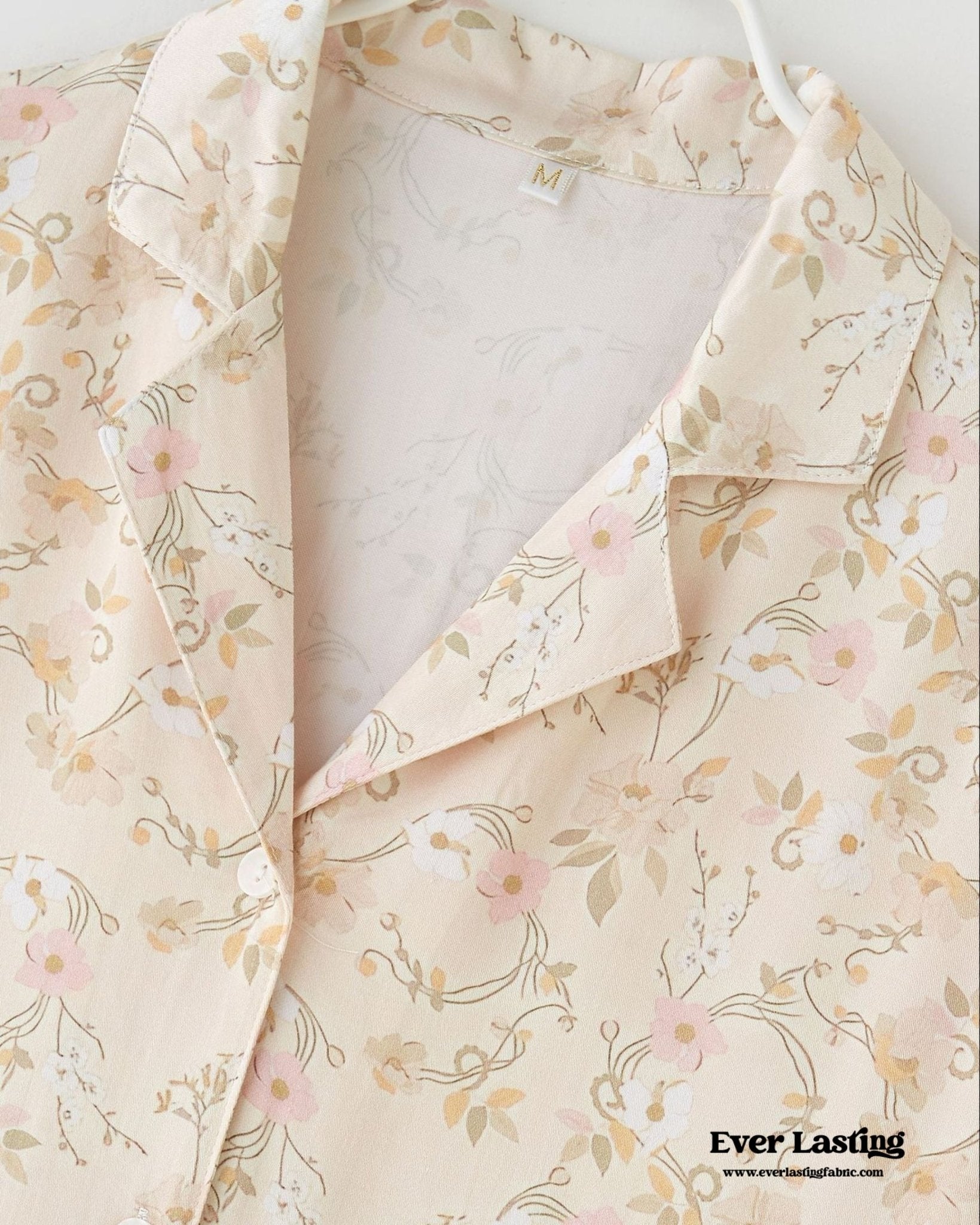 Pastoral Floral Long - Sleeve Long - Pants Pajama Set - Ever Lasting