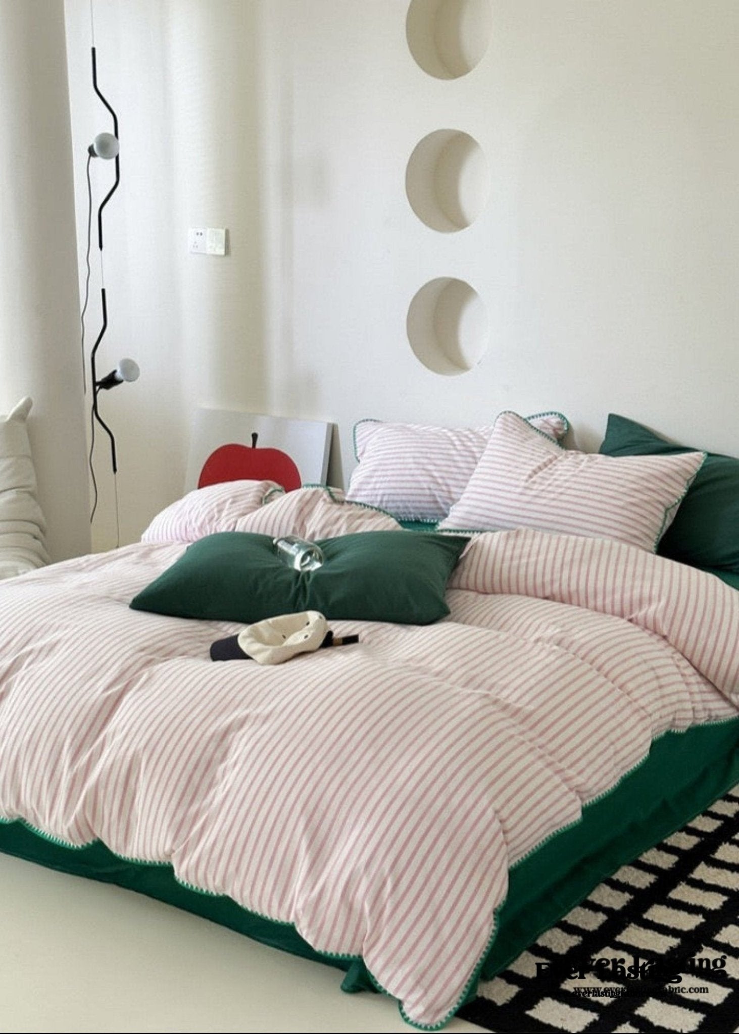 Pepper Candy Stripe Bedding Bundle - Ever Lasting