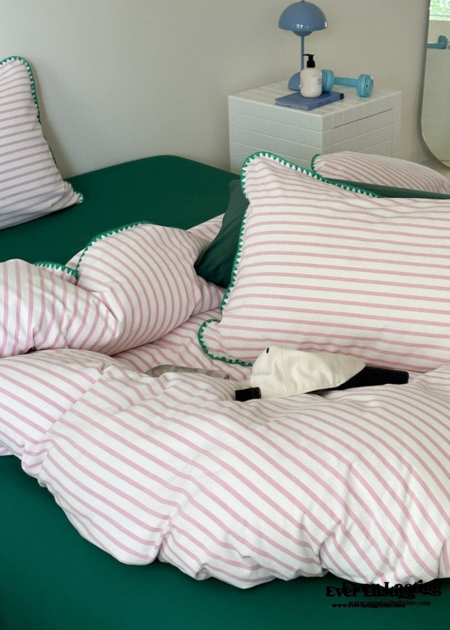 Pepper Candy Stripe Bedding Bundle - Ever Lasting