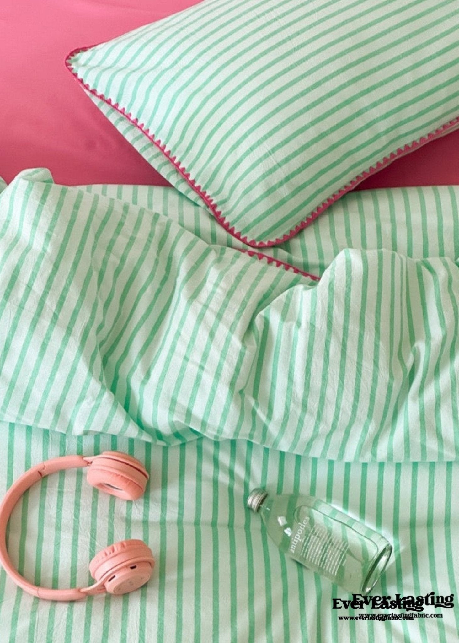 Pepper Candy Stripe Bedding Bundle - Ever Lasting