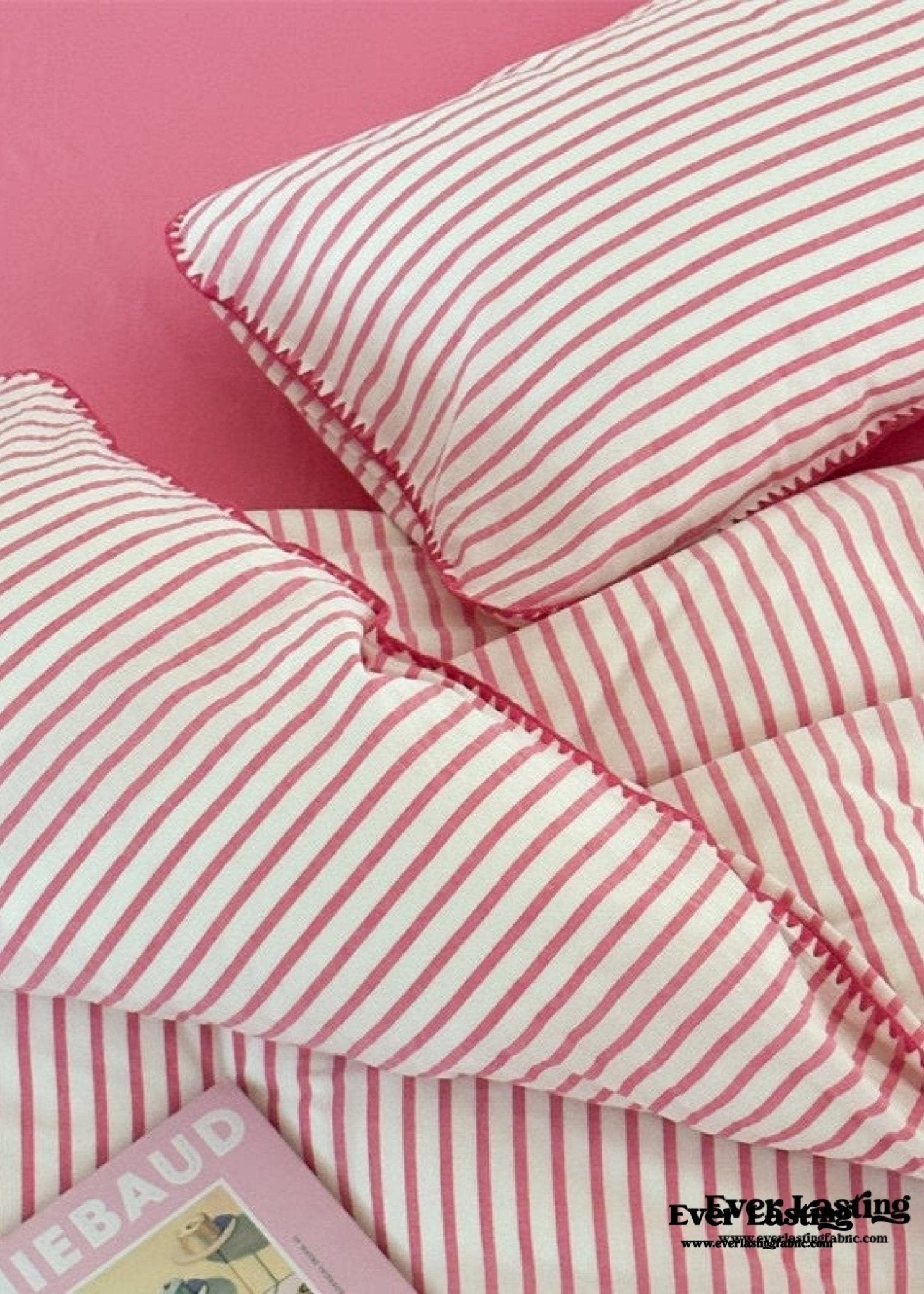 Pepper Candy Stripe Bedding Bundle - Ever Lasting
