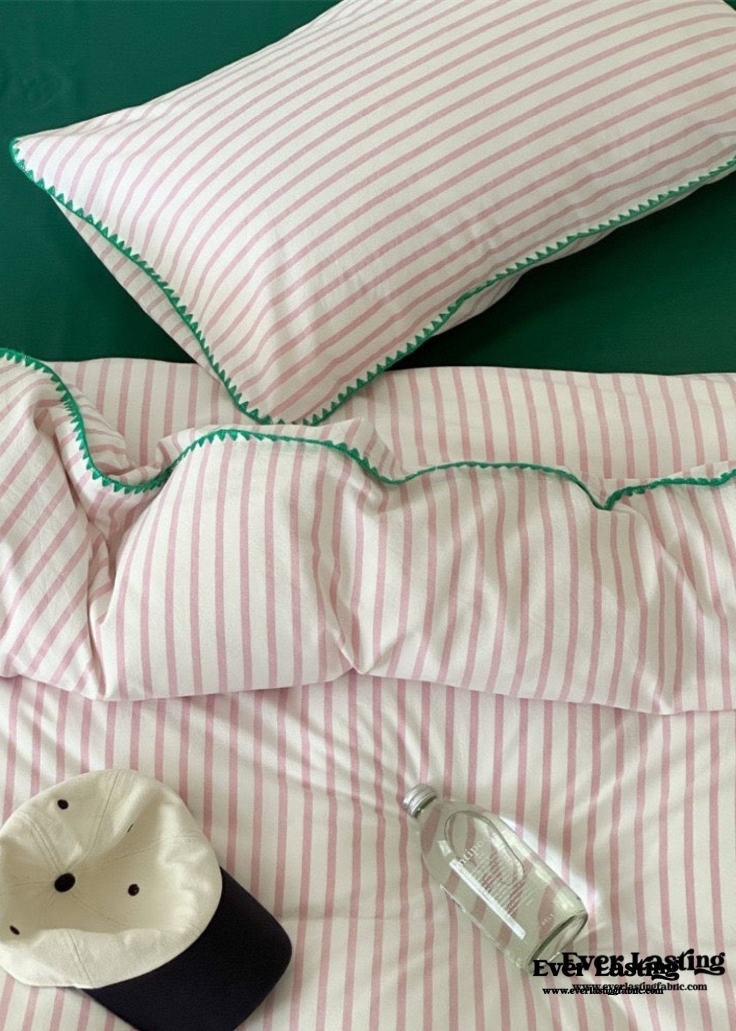 Pepper Candy Stripe Bedding Bundle - Ever Lasting